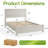 Bed Frame Queen Size With Headboard-1362259282