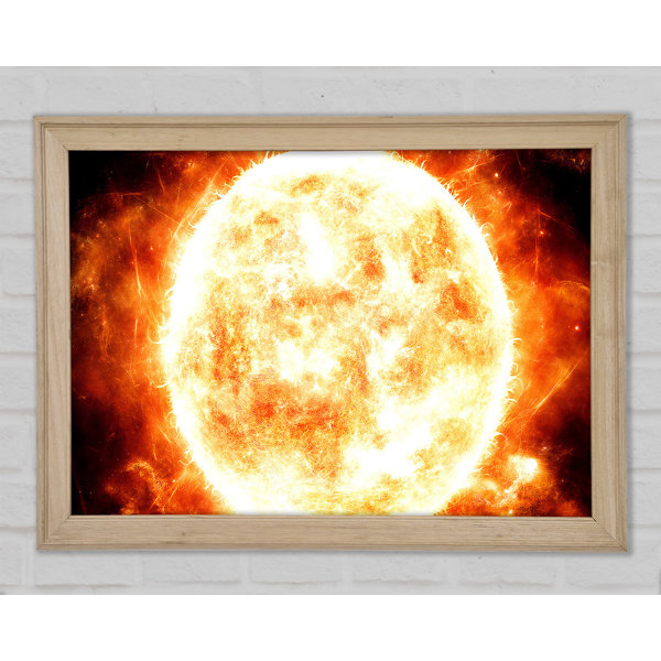 Ebern Designs Sun 3 - Single Picture Frame Print | Wayfair.co.uk