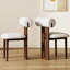 Chaises de salle à manger rembourrées modernes en similicuir avec pieds en bois massif (ensemble de 2)    -1678441093