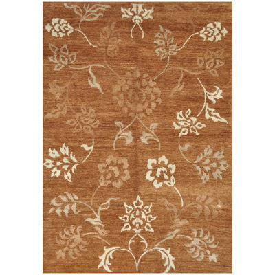 Wool Floral Indoor Rug