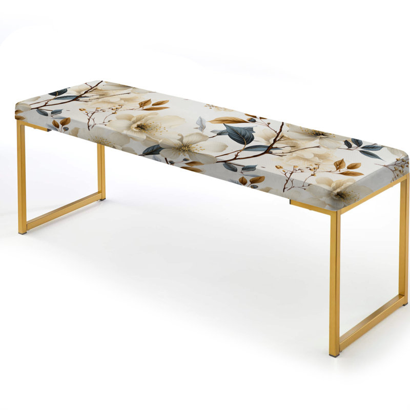 Banc rembourré or, Newlin