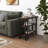 Patented 360° Free Rotating Sofa Side Table with Storage Shelves and Casters