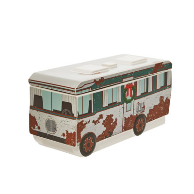 National Lampoon's Christmas Vacation Cousin Eddie's RV Sculpted Canister Cookie Jar 5 Inch