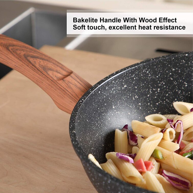 Kitchen Academy 11 - Piece Non-Stick Enameled Cast Iron Cookware