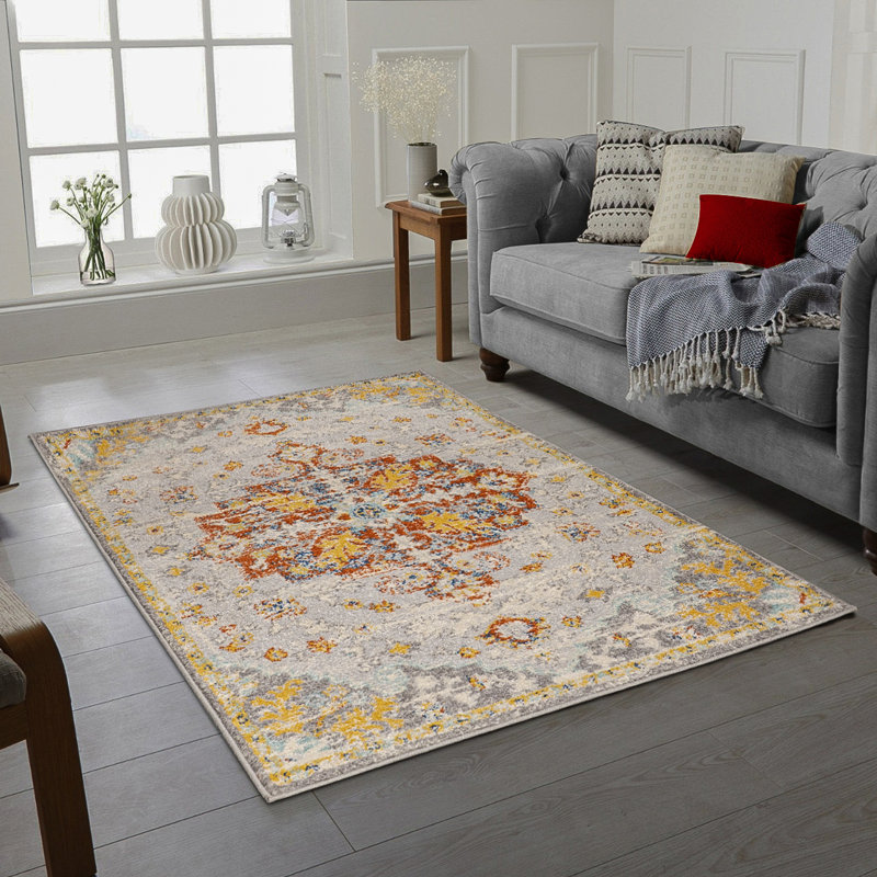 Boluwaduro Floral Area Rug, Rectangle 200 x 290cm