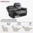 Semi Pu Synthetic Leather Recliner Loveseat Sofa-1150433871