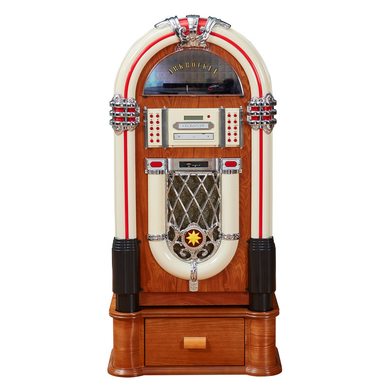 Platine tourne-disque rétro avec support Arkrocket Taurus Jukebox