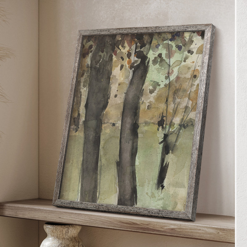 Under the Tree Confetti I Framed Print - Solid Wood, 11" H x 9" W
