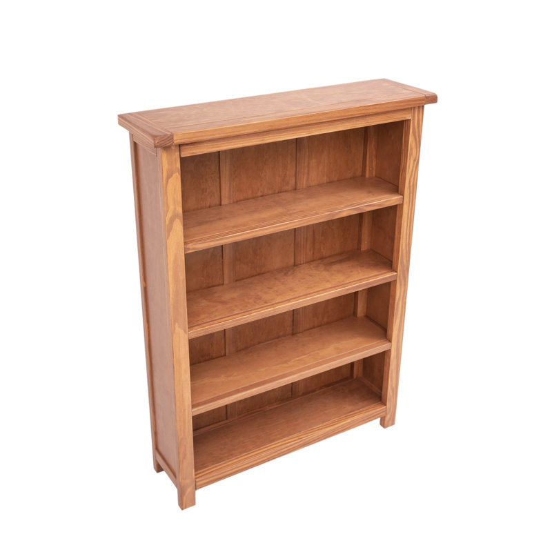Venice 120cm H Standard Bookcase, (4 Shelves) 120cm H x 89cm W x 25cm D, Wood
