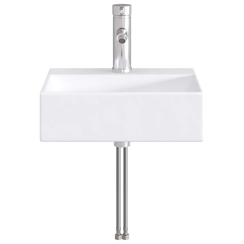 Belfry Bathroom 305mm W Metal Sink, Chrome