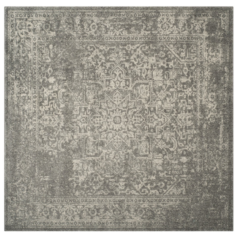 Annette Abstract Rug, Square 6'7"