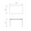 Brisco Extendable Glass Top Metal Base Dining Table-560481723-609968374