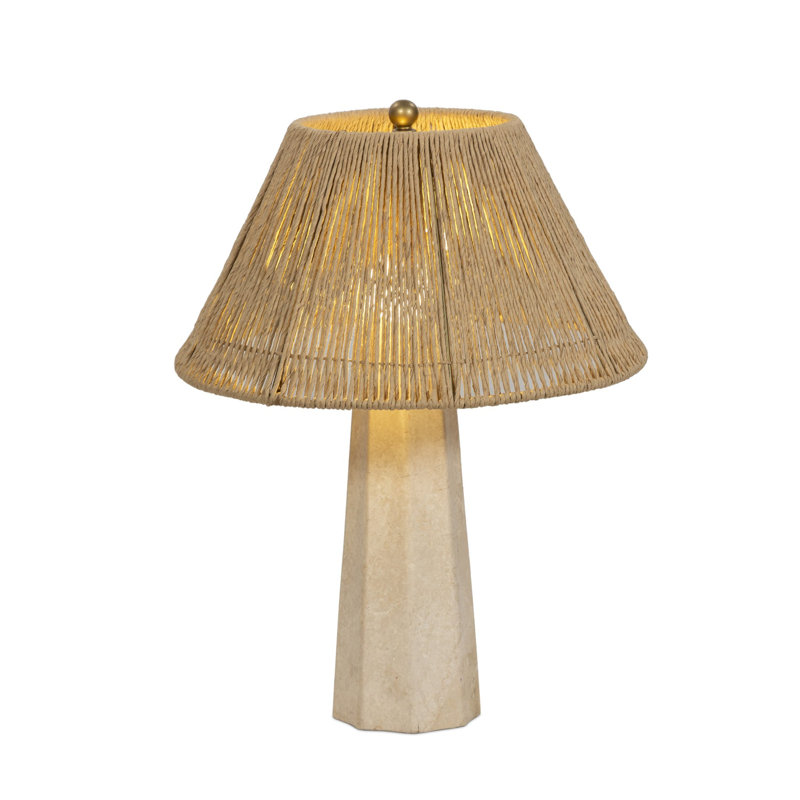 Lampe de table Astra - cordon en papier naturel