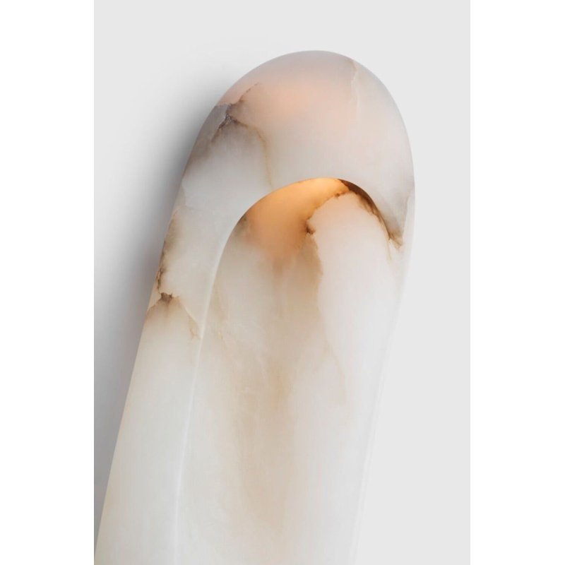 Esculpa 1 - Light LED Flush Mounted Sconce, Polished Nickel