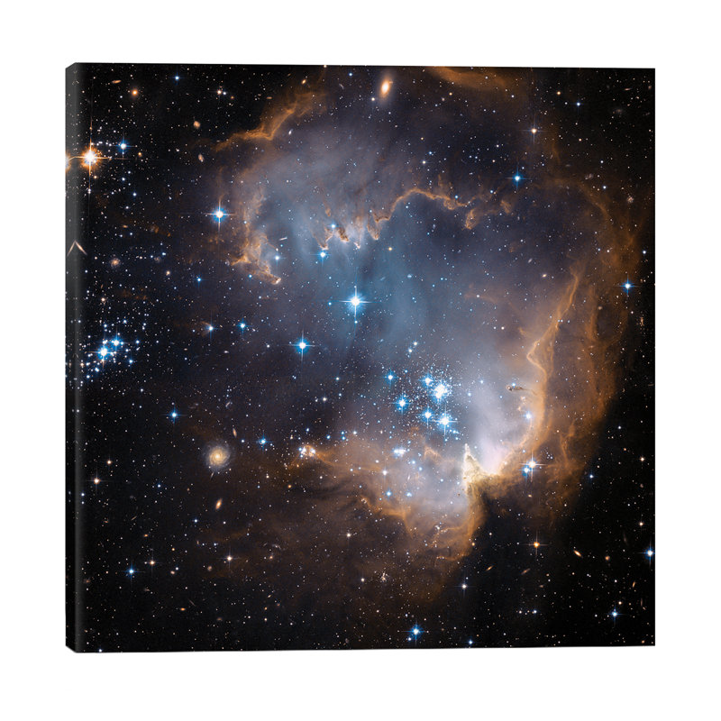 Newly Formed Stars, N90, NGC 602 - Wrapped Canvas Print, 93.98 cm H x 93.98 cm W x 3.175 cm D