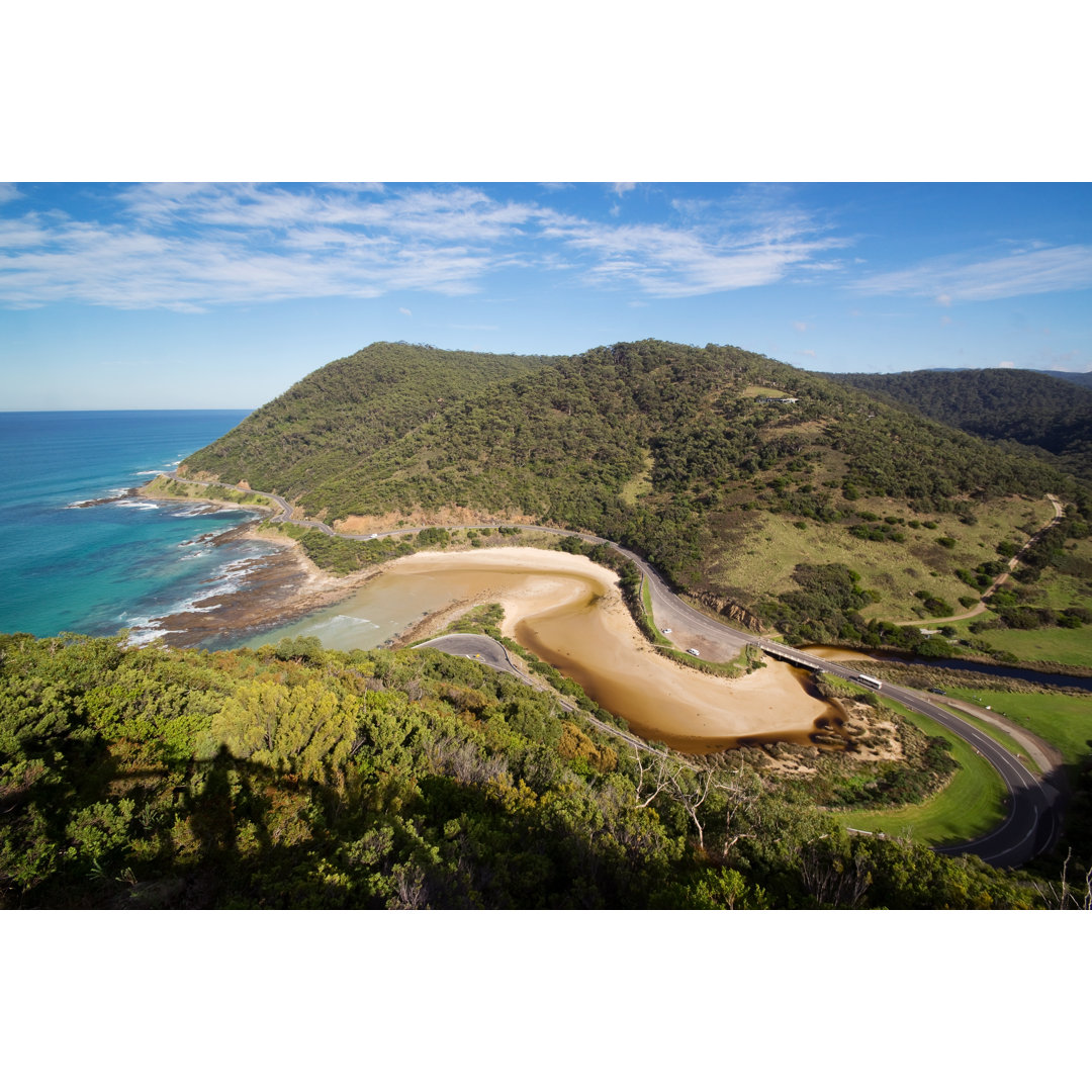 Great Ocean Road von Kokkai Ng - Druck auf Leinwand ohne Rahmen