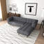 Canapé modulaire en tissu Cropsey Right-834036005