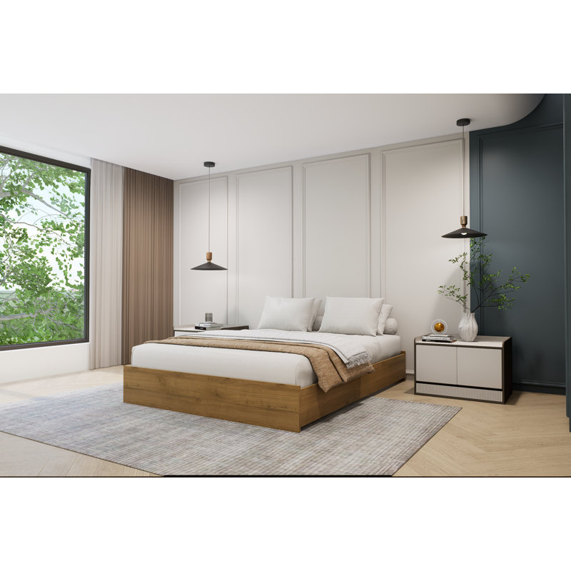Lit plateforme Modern, Brown