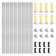 Ensemble de rail de fixation pour rail VEVOR E