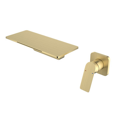 Robinet pour lavabo de salle de bain Waterfall Profondeur, 4,84 largeur, 16,22 hauteur, 12,2 lb