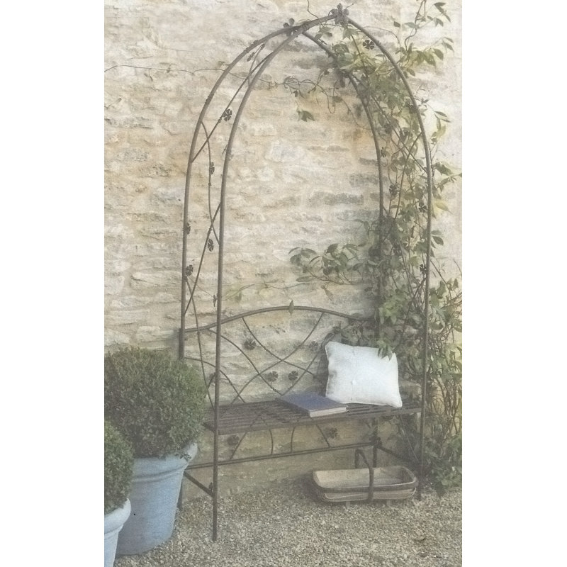 Eila Metal Outdoor Bench