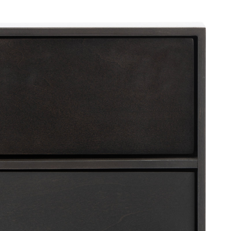 Monadnoc 24.2'' W Nightstand, Gold/Black