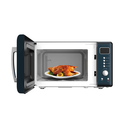 Frigidaire 0,7 pi³ Pi. Four à micro-ondes de comptoir rétro, 700 watts, 10 niveaux de puissance