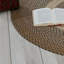 Tapis brun / gris tressé à la main Enika-1432007682