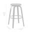 Tabouret tournant Mid-Century sans dossier avec repose-pieds