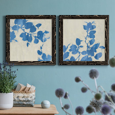 «Falling Leaves III», ensemble de 2 reproductions d'art sur toile