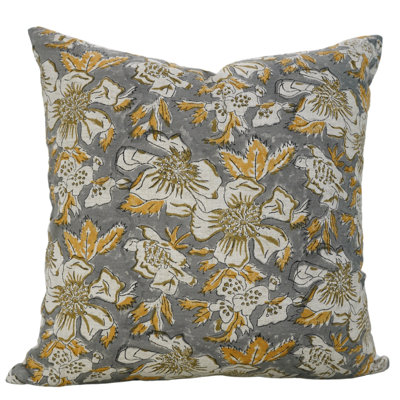 Housse de coussin en lin faite à la main à motif de blocs 12 x 20, coussin décoratif bohémien Bohémien