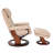 Mongillo 33" Wide Swivel Ergonomic Recliner with Ottoman-1045621194