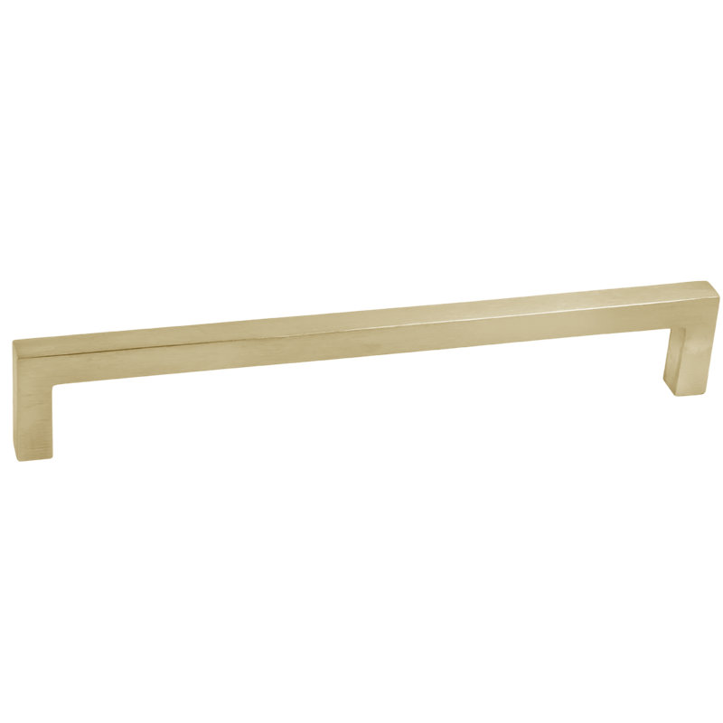 Rectangular Cabinet Pull, Satin Stainless Steel, 19.69"