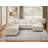 Pull-Out Sofa With Storage Chaise, Upholstered Couch-1105423183