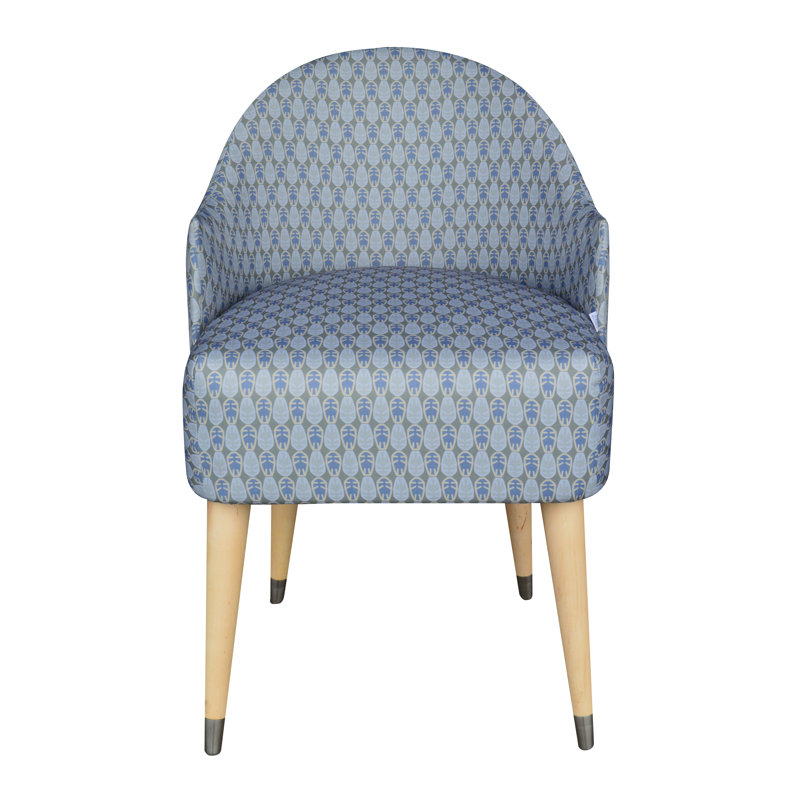 Würfel Upholstered Armchair, Light purple