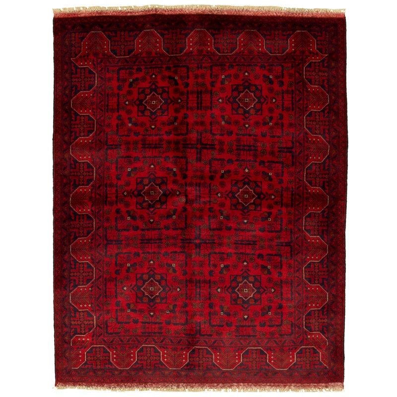 Tapis de zone en laine 5 pi x 6 pi 5 po main-of-kind-noué la 2010s esari turque Allaina
