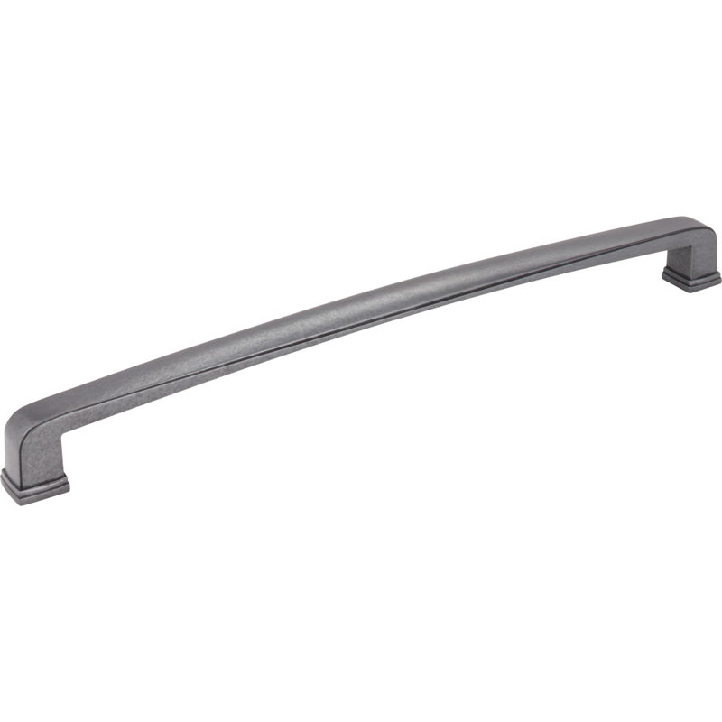 Milan I Bar Pull, 12", Gun Metal