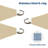 Sand 12x12x12 FT Triangle Sun Shade Sail with UV Block Shade Cloth, Outdoor Canopy for Patio, Backyard, Deck or Garden-126709437-131461031