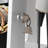360° Swivel Jewelry Armoire, Wave-Shape Full Length Mirrored Jewelry Cabinet-528966953