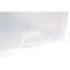 Bac de rangement en plastique blanc et blanc avec tiroir Sterilite