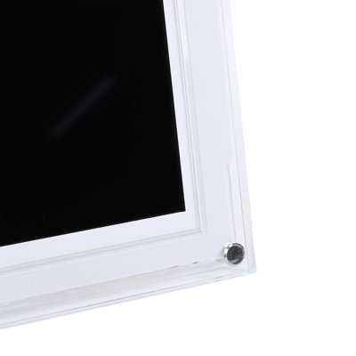 Cadre photo numérique intelligent WiFi 10,1 pouces, écran tactile 1280 x 800, rotation automatique portrait/paysage, mémoire intégrée de 32 Go pour l'application VPHOTO, acrylique blanc