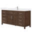 Beckett 66" Freestanding Single Bathroom Vanity with Cultured Marble Top-169071343-237132385-245638950
