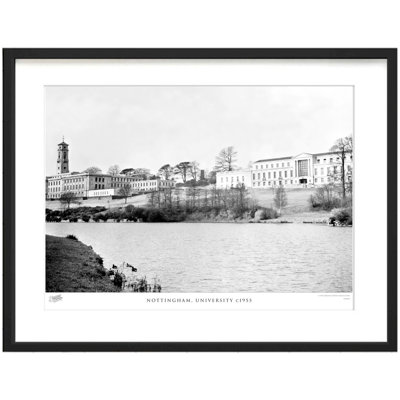 Nottingham, University C1955 - Single Picture Frame Print