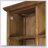 53x19x83" Cabinet Brown
