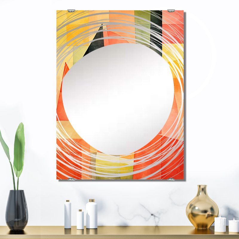 Miroir mural Benedetti - Melon MIR135281, 32 po x 24 po