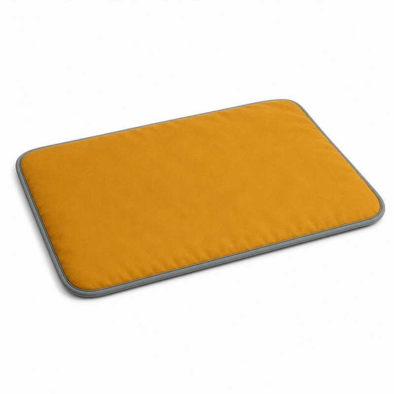 Lit pour animal de compagnie, L 23,6 po x l 15,7 po, Jaune