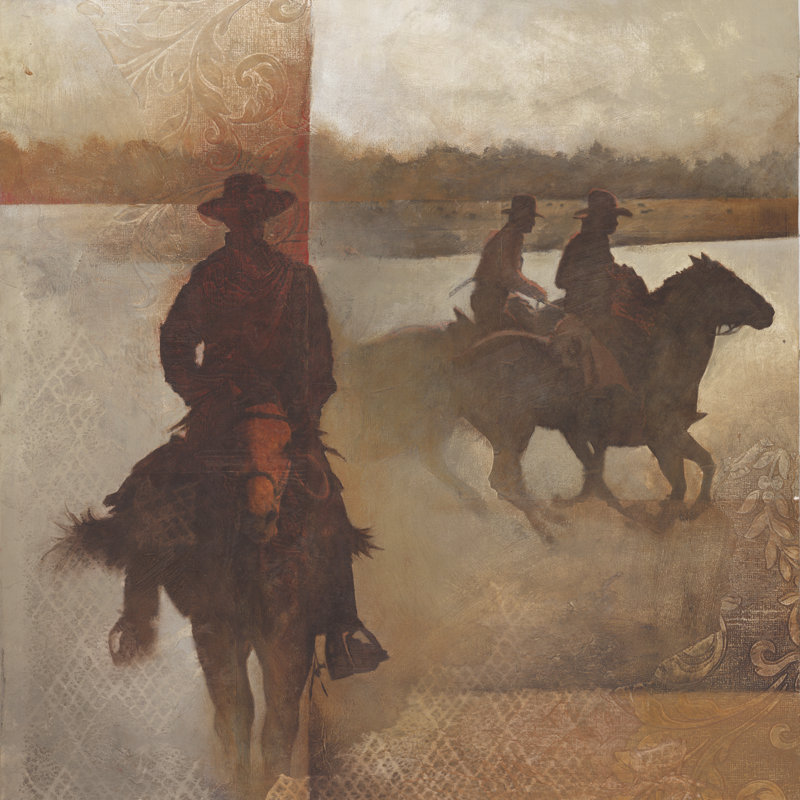 «Country Cowboy II» sur toile par White Ladder, H 20 po x l 20 po x P 1,25 po