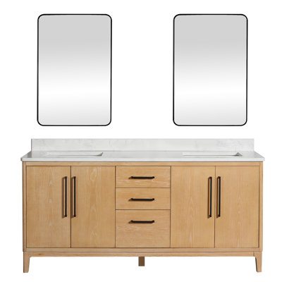 Langosta 72" Free Standing Double Bathroom Vanity