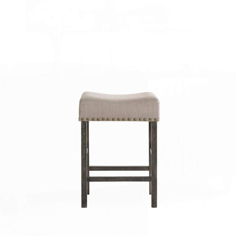 Gray Finish Counter Height Stool