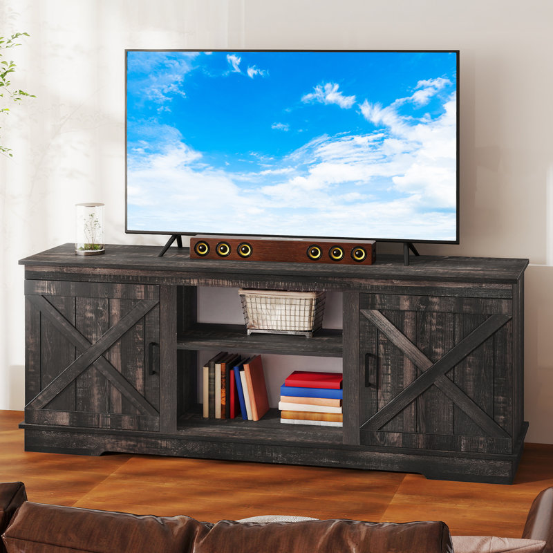 Buffet latéral une pièce Maddage, Bois de chêne